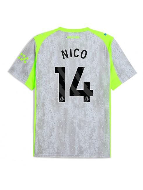 Manchester City Nico Gonzalez #14 Rezervni Dres 2025-26 Kratak Rukavima Manchester City Nico Gonzalez #14 Rezervni Dres 2025-26 Kratak Rukavima